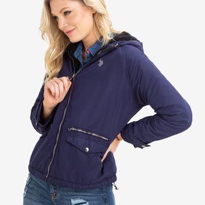 NWT US Polo Assn Navy Puffer Jacket